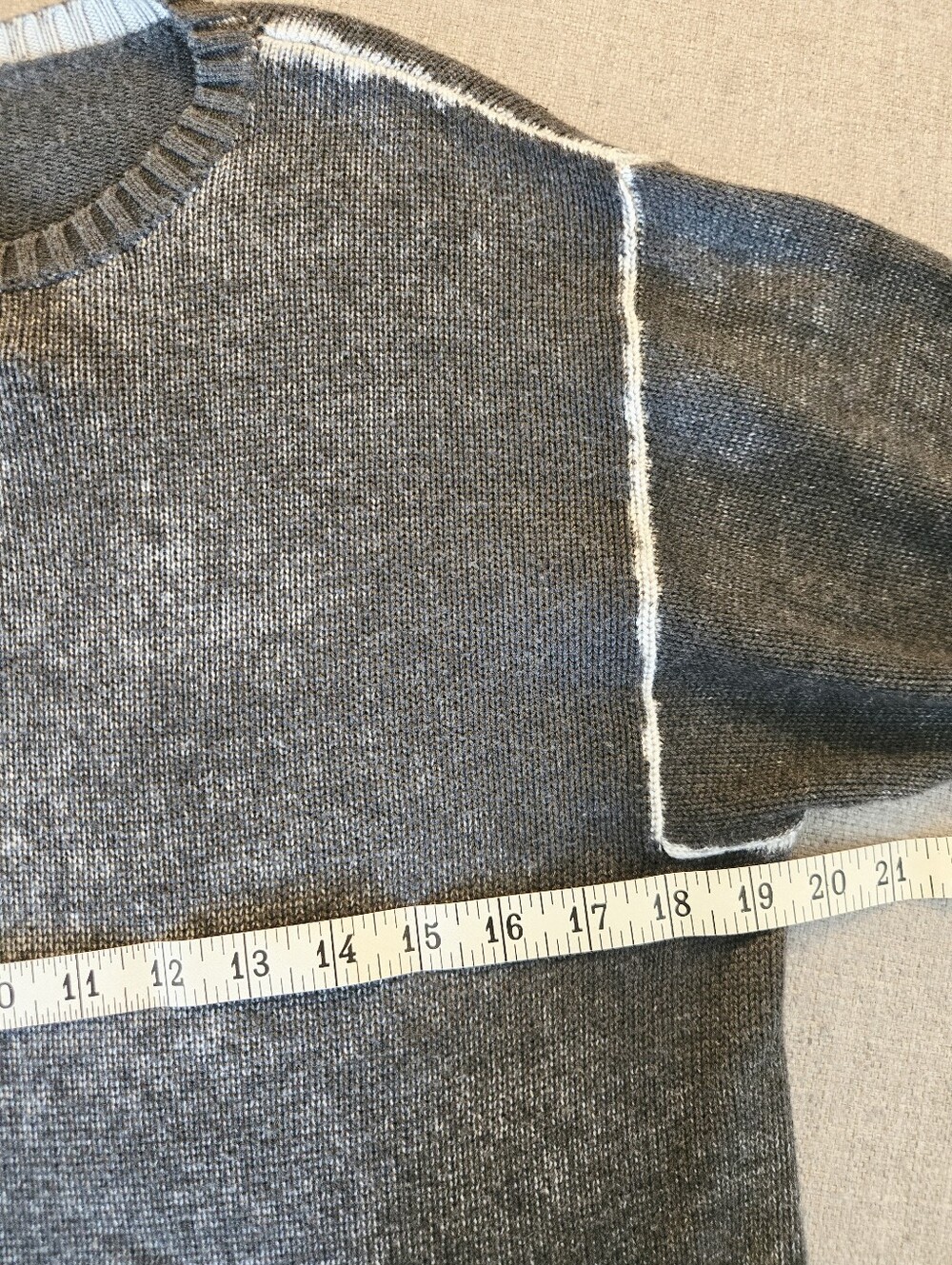 LULULEMON I S/M Hazy Days Sweater with Cashmere I distressed grey - Picture 7 of 8